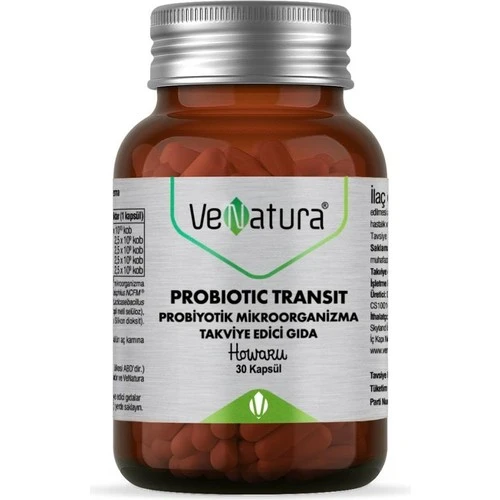 VeNatura Probiotic Transit Probiyotik Mikroorganizma 30 Kapsül ürün görseli