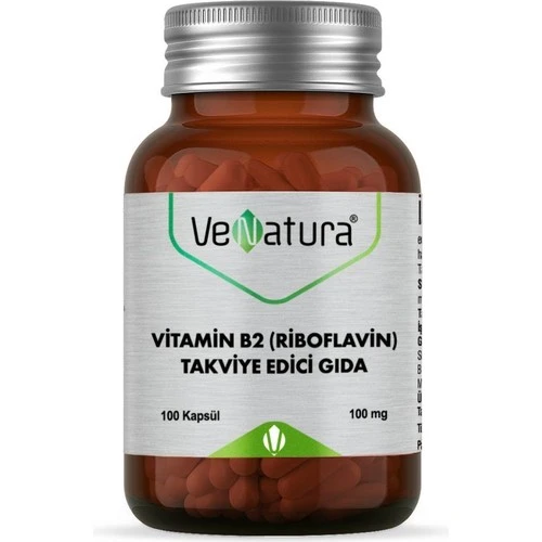 Venatura Vitamin B2 Riboflavin 100 mg 100 Kapsül ürün görseli
