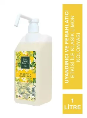 Eyüp Sabri Tuncer 1lt Pet Pompalı Limon Kolonyası ürün görseli 1