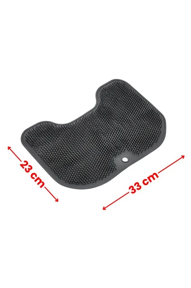 Vantuzlu Sırt ve Ayak Duş Matı, Banyo Duş Küvet İçi Kaymaz Tabanlı Ovma Yıkama Temizleme Matı - Resim 2