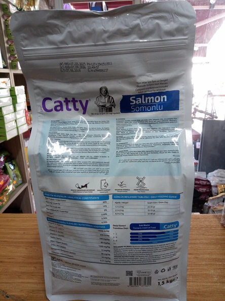 Catty Yetişkin Kedi Kuru Mama Somon Balıklı 1.5 kg - 3
