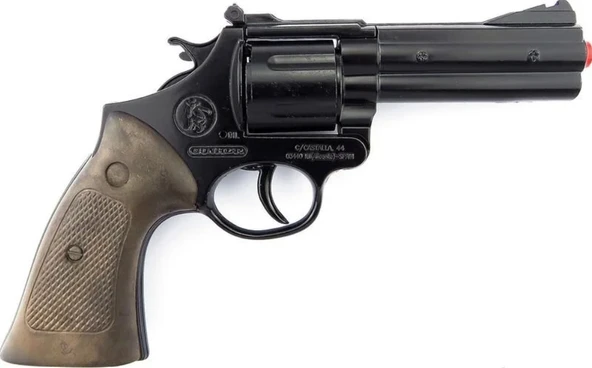 Gonher Revolver 12 li Siyah Mantar Koleksiyon Polis Tabancası - 2