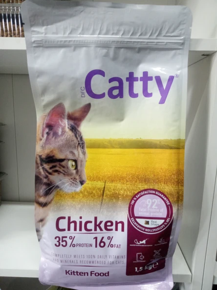 Catty Yavru Kedi Kuru Mama Tavuklu 1.5 kg - 1