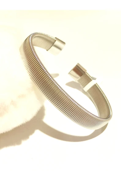 Monalisa Home Gümüş Renk Lüks Figürlü Gösterişli  Bileklik ürün görseli 1