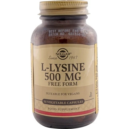 Solgar L-Lysine 500 mg 50 Kapsül ürün görseli 1