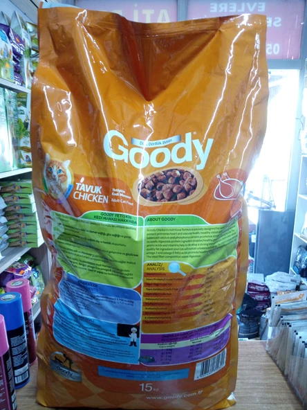 Goody Yetişkin Kedi Kuru Mama TavuKlu 15 kg - 2