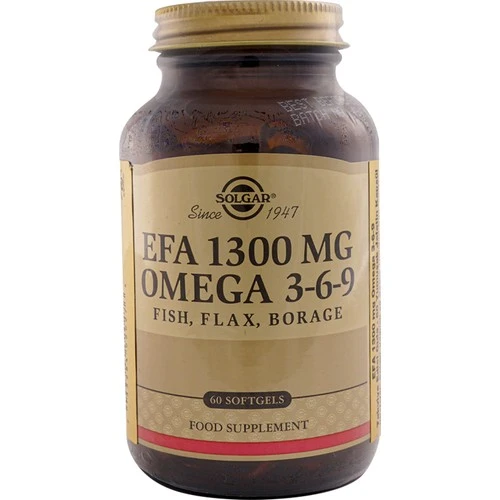 Solgar Efa 1300 mg Omega 3-6-9 60 Softgel ürün görseli