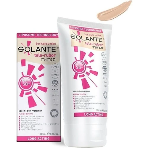 Solante Tele-Rubor Tinted SPF50+ 150 ml ürün görseli