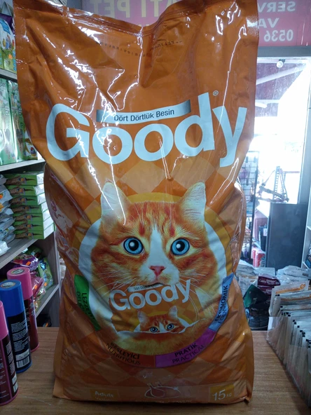 Goody Yetişkin Kedi Kuru Mama TavuKlu 15 kg - 1
