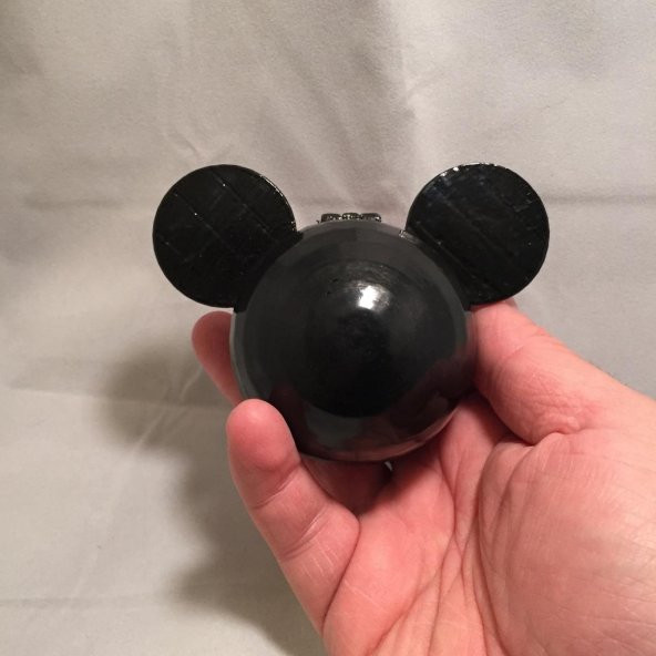 Mickey Mouse Süsleme Halka Kutusu Plastik Aparat