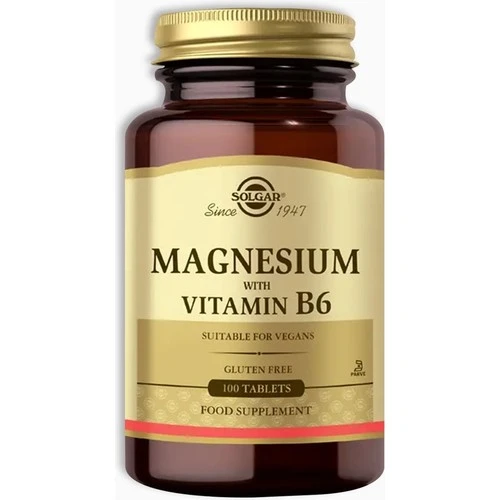 Solgar Magnesium with Vitamin B6 100 Tablet ürün görseli
