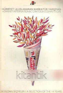 Hürriyet Uluslararası Karikatür Yarışması / 14 Yıldan Seçmeler / 2000 Yılı Kuşe Kağıda Renkli İlk Baskısı ürün görseli 1