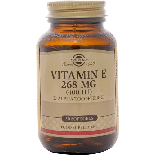Solgar Vitamin E 400 IU 50 Kapsül ürün görseli