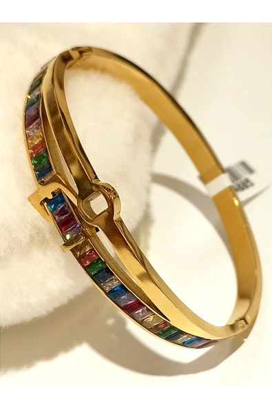 Monalisa Home Gold Renk Lüks Figürlü Gösterişli  Bileklik ürün görseli