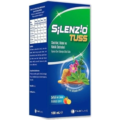 Silenzio Tuss Sıvı Takviye Edici Gıda 100 ml ürün görseli