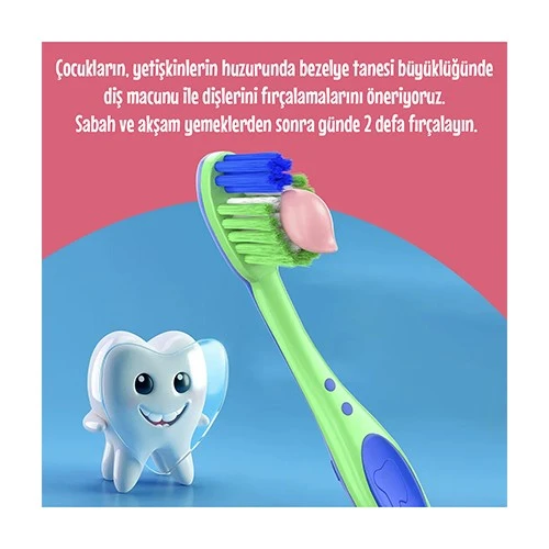 Splat Diş Macunu Çocuk Meyveli Dondurma 2-6 Yaş 50Ml - Resim 5