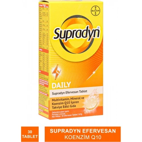 Supradyn Koenzim Q10 30 Efervesan Tablet ürün görseli