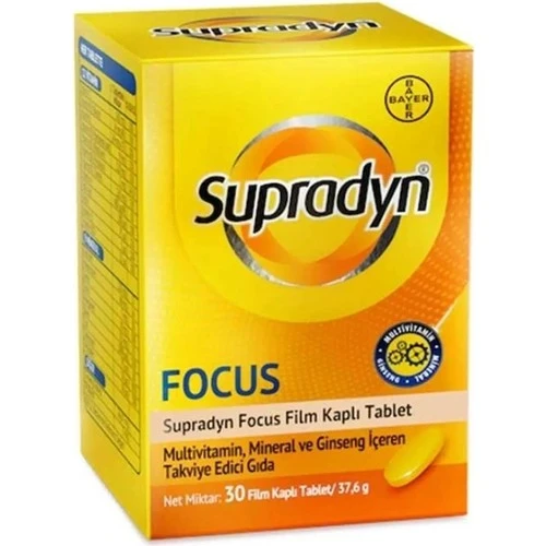 Supradyn Focus 30 Tablet ürün görseli