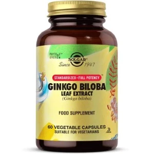 Solgar Ginkgo Biloba Leaf Extract 60 Kapsül ürün görseli 1