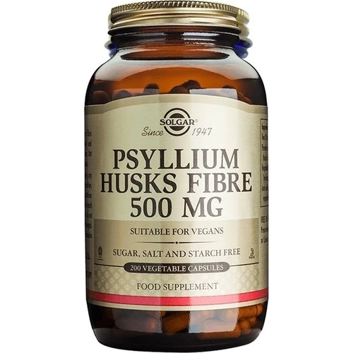 Solgar Psyllium Huks 500 mg 200 Kapsül ürün görseli 1
