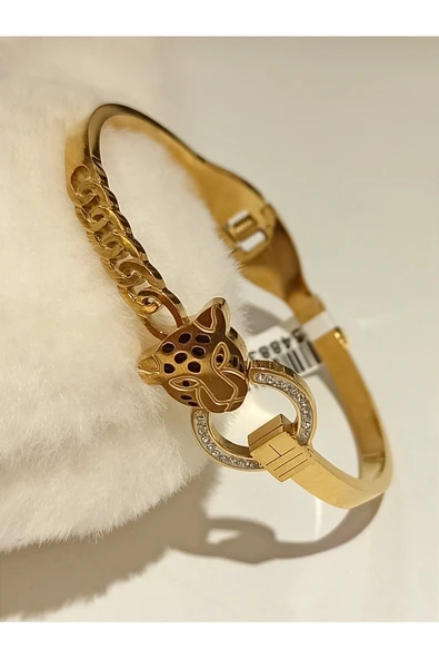 Monalisa Home Gold Renk Lüks Figürlü Gösterişli  Bileklik ürün görseli 1
