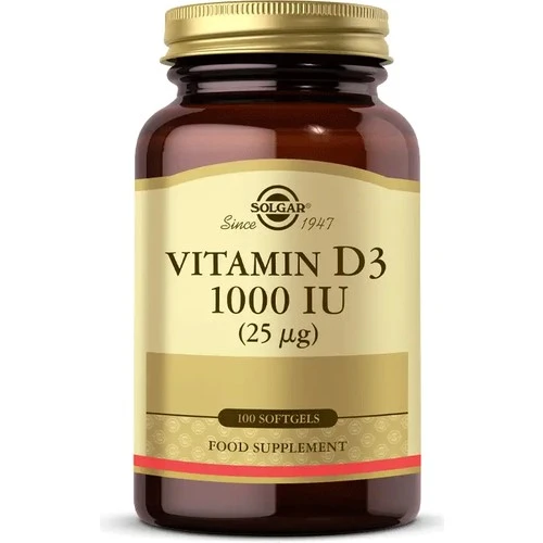 Solgar Vitamin D3 1000 IU 100 Tablet ürün görseli