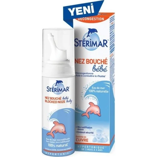Sterimar Baby Blocked Nose Hipertonik Sprey 50 ml ürün görseli