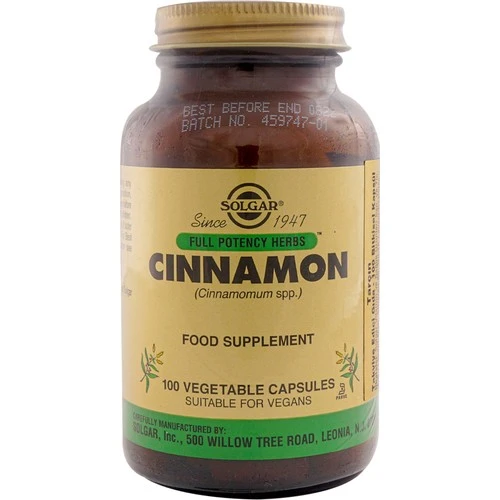 Solgar Cinnamon 100 Kapsül ürün görseli
