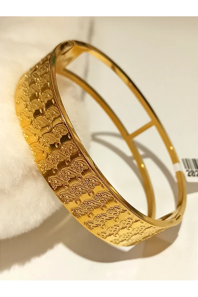 Monalisa Home Gold Renk Lüks Figürlü Gösterişli  Bileklik ürün görseli 1