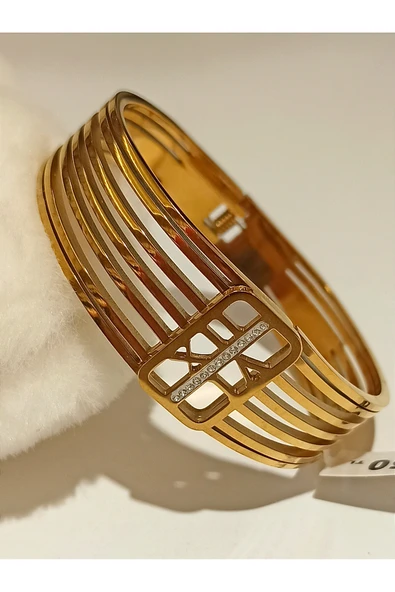 Monalisa Home Gold Renk Lüks Figürlü Gösterişli  Bileklik ürün görseli 1