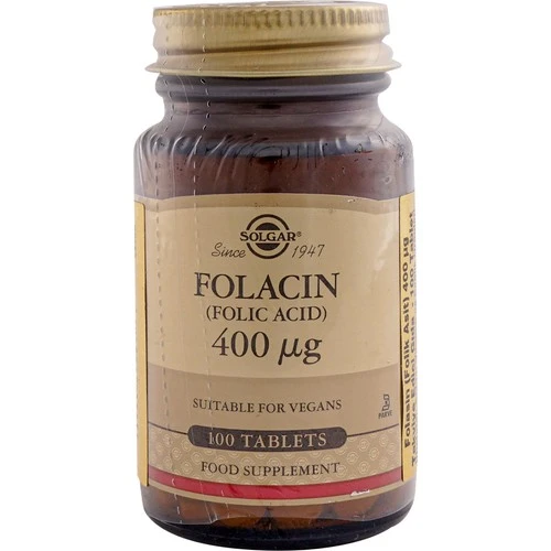 Solgar Folic Acid 400 mcg 100 Tablet ürün görseli 1