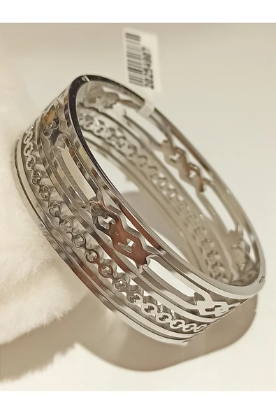 Monalisa Home Gümüş Renk Lüks Figürlü Gösterişli  Bileklik ürün görseli 1