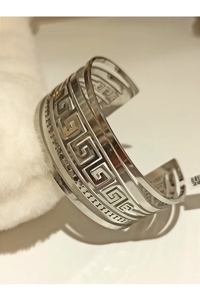 Monalisa Home Gümüş Renk Lüks Figürlü Gösterişli  Bileklik ürün görseli 1