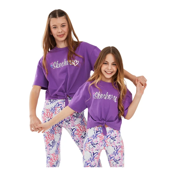 Graphic Tee G Short Sleeve Büyük Kız Çocuk T-shirt SK241045-612 ürün görseli 1