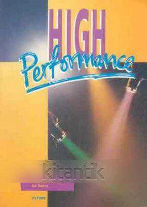High Performance - 1992 Yılı Kuşe Kağıda, Renkli, Resimli İlk Baskısı
