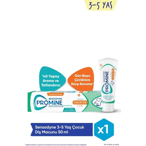 Sensodyne Promıne 3-5 Yas Dıs Macunu - 1