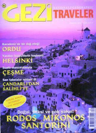 National Geographic Gezi Traveler Ağustos 2000 Sayı: 33 - Santorini - Rodos - Nikonos - Ordu - Helsinki - Çeşme - Çandarlı-Salihli ürün görseli 1