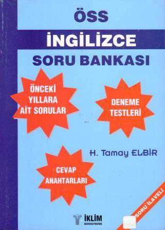 ÖSS İngilizce Soru Bankası "Önceki Yıllara Ait Sorular, Deneme Testleri, Cevap Anahtarları" - 1999 Yılı İlk Baskısı ürün görseli 1