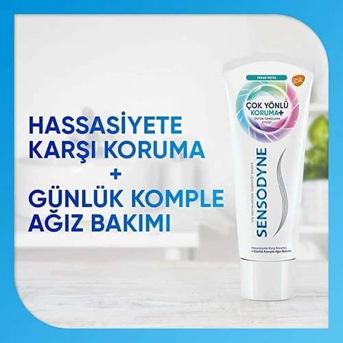 Sensodyne Çok Yönlü Koruma Ferah Nefes 75 ml - Resim 3