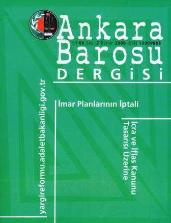 Ankara Barosu Dergisi Yıl: 66 Sayı: 2008/2 ürün görseli 1