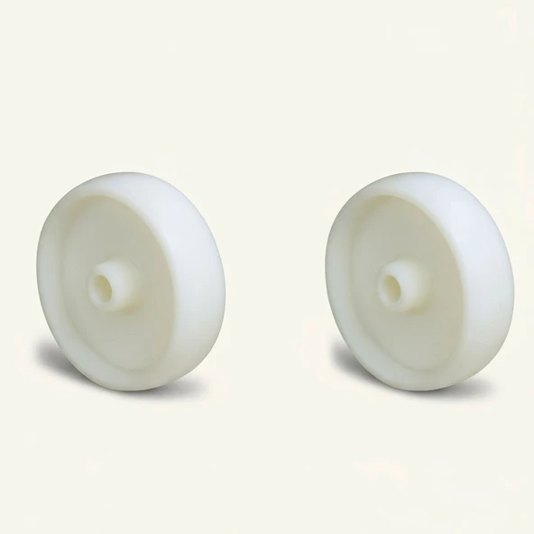 Yedek Teker Beyaz 100x35 mm Dayanıklı Sanayi Tipi Ekipman Tekerleği ürün görseli