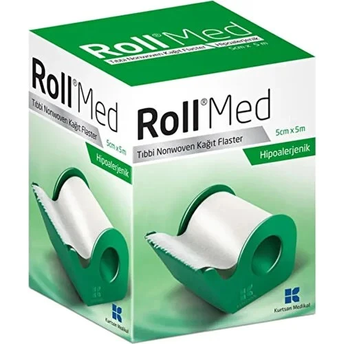 Roll Med Tıbbi Nonwoven Kağıt Flaster 5cm x 5m ürün görseli