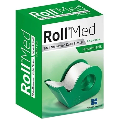 Roll Med Tıbbi Nonwoven Kağıt Flaster 2,5cm x 5m ürün görseli