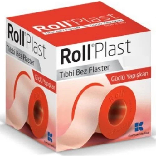 Roll Plast Tıbbi Bez Flaster 1,25cm x 5m ürün görseli