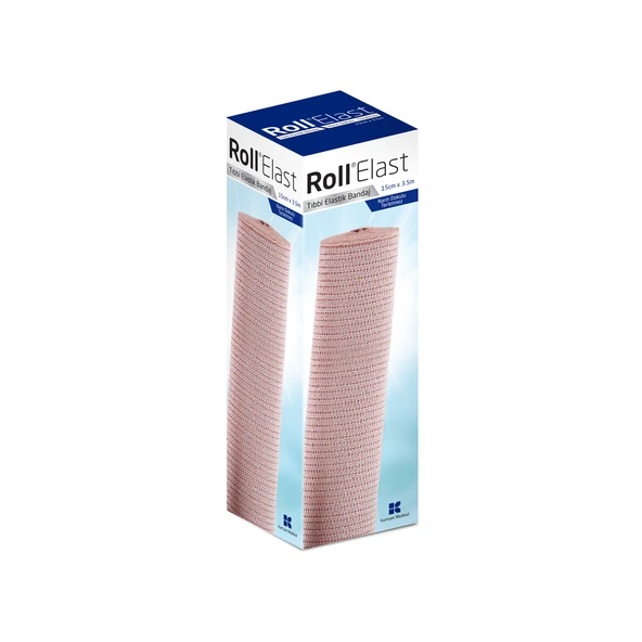Roll Elast Bandaj Ten Rengi 15cm x 3,5m ürün görseli