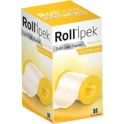 Roll İpek Tıbbi İpek Flaster 10cm x 5m ürün görseli 1