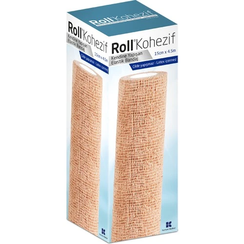 Roll Kohezif Bandaj 15 x 4,5 cm ürün görseli