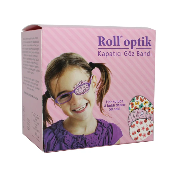 Roll Optik Kapatıcı Göz Bandı Kız 50li ürün görseli