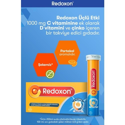 Redoxon 3Lü Etkili 30 Efervesan Tablet - 4