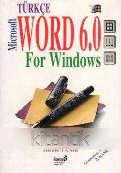 Türkçe Microsoft Word 6.0 For Windows / 1996 Yılı İkinci Baskısı ürün görseli